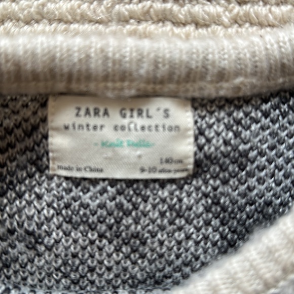 Zara Girls Soft Leopard Sweater - Picture 2 of 6